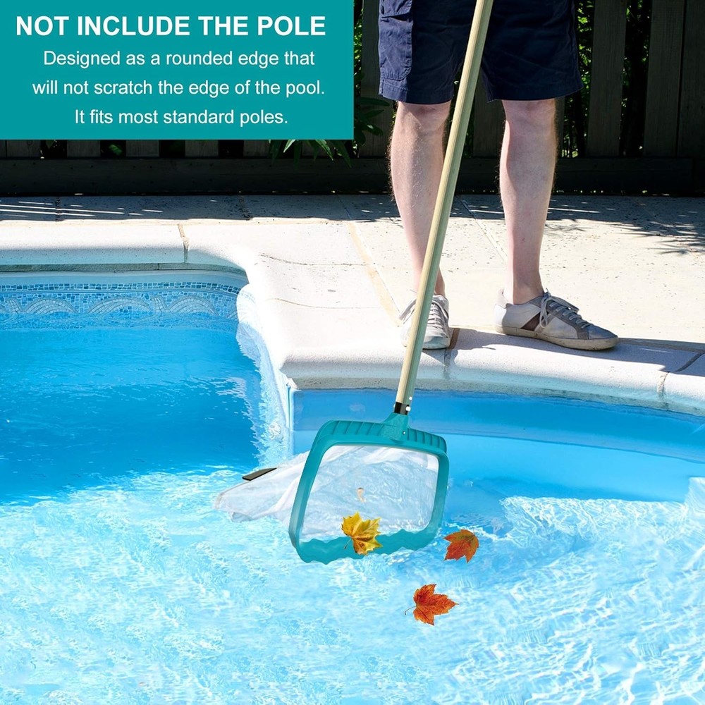 Universal Pool Leaf Rake – Heavy Duty Net Cleaner for Hot Tubs & Pools