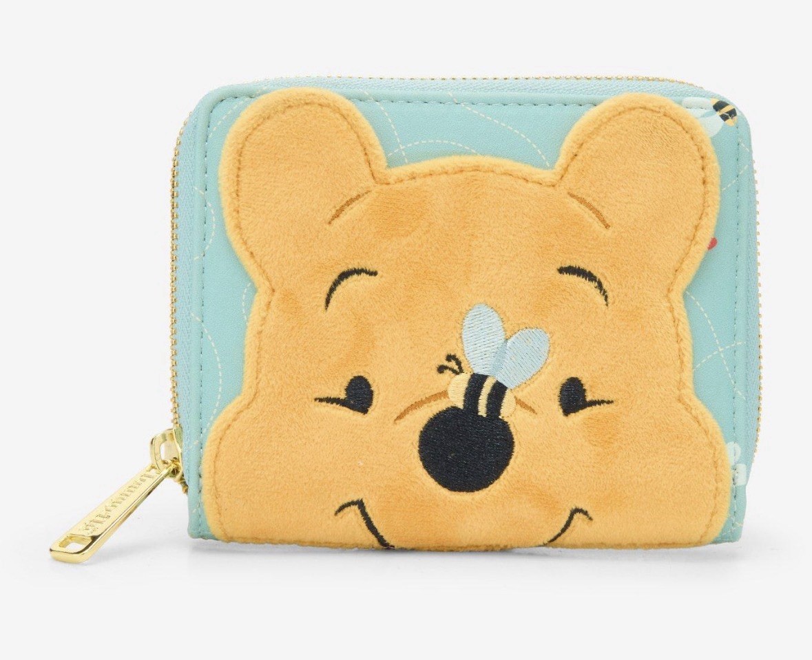 NWT Loungefly Box Lunch Winnie The Pooh Honey Scented Heart Accordion Wallet