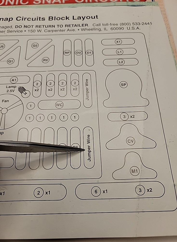 Elenco Snap Circuits Model SC-300 Electronics Kit.