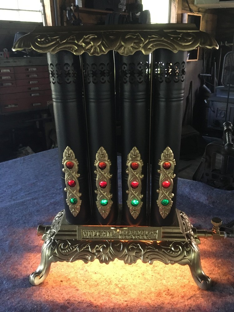 antique gas space heater