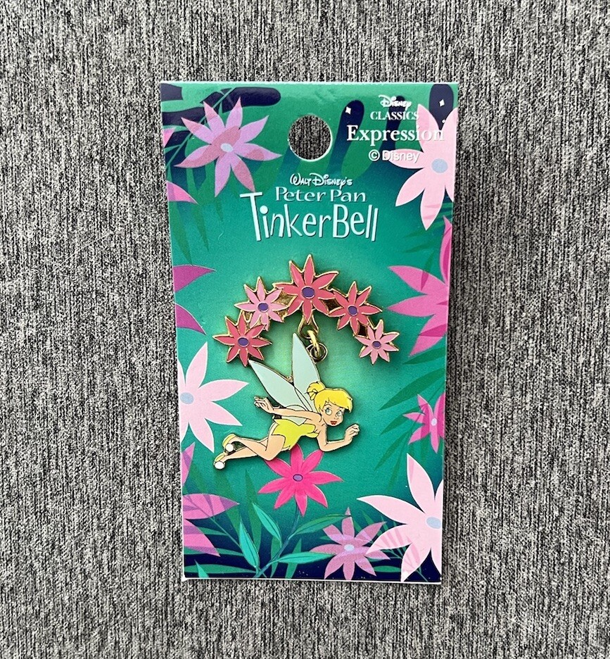 JAPAN TINKER BELL DANGLE DISNEY CLASSICS EXPRESSION SONY PIN