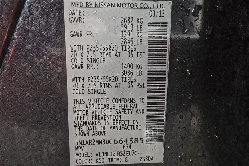 PATHFINDR 2013 Glove Box 608613