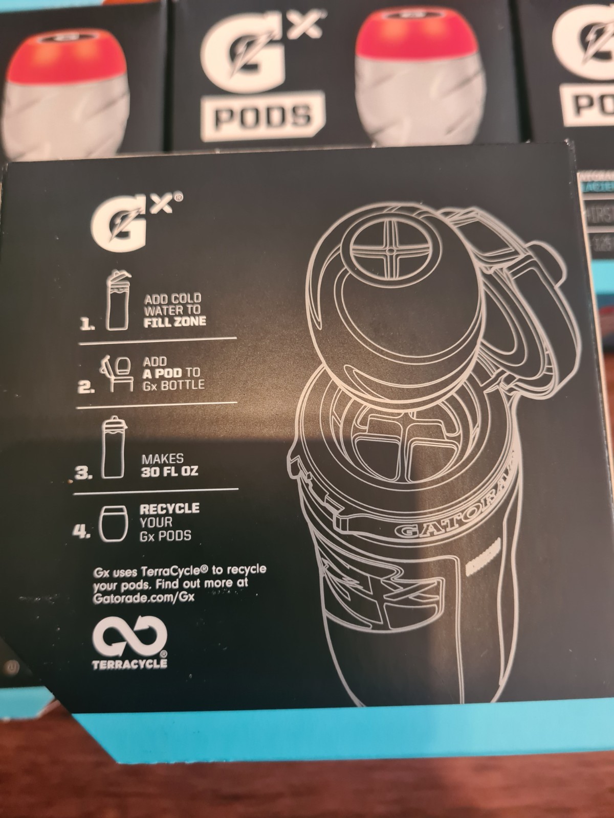 48-Pods Gatorade Glacier Freeze 3.25 oz each Pod