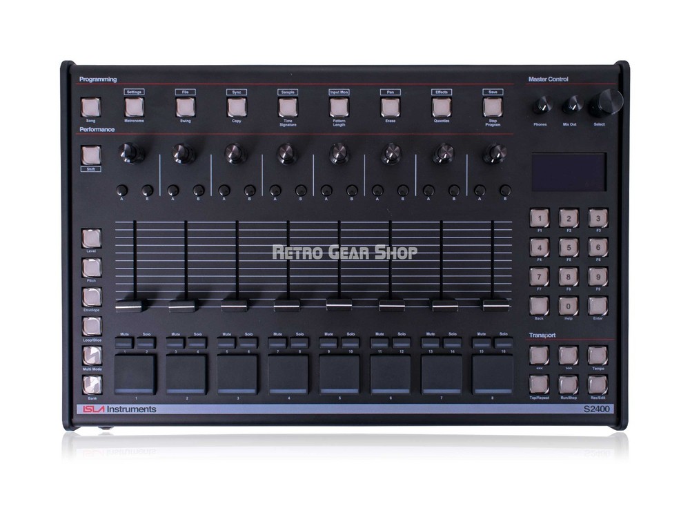 Isla Instruments S2400 Sampler Drum Machine with Hard Case