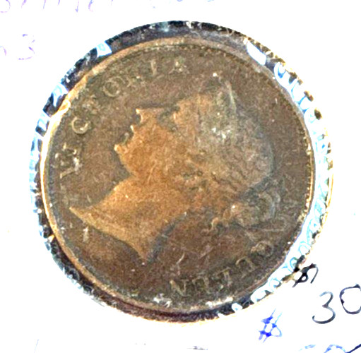 Straits settlements 1845 cent KM 3 VF
