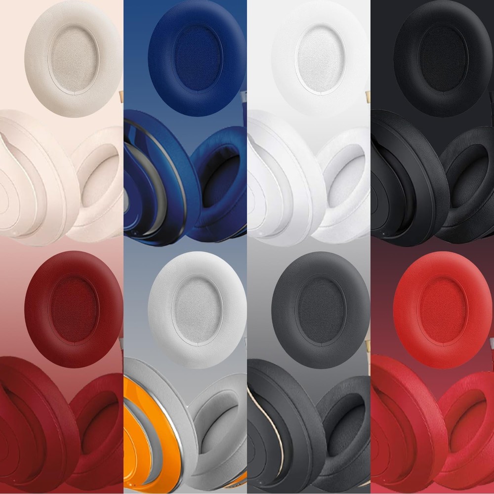 Replacement Ear Pads for Beats Studio 2 & 3 Wired & Wireless White