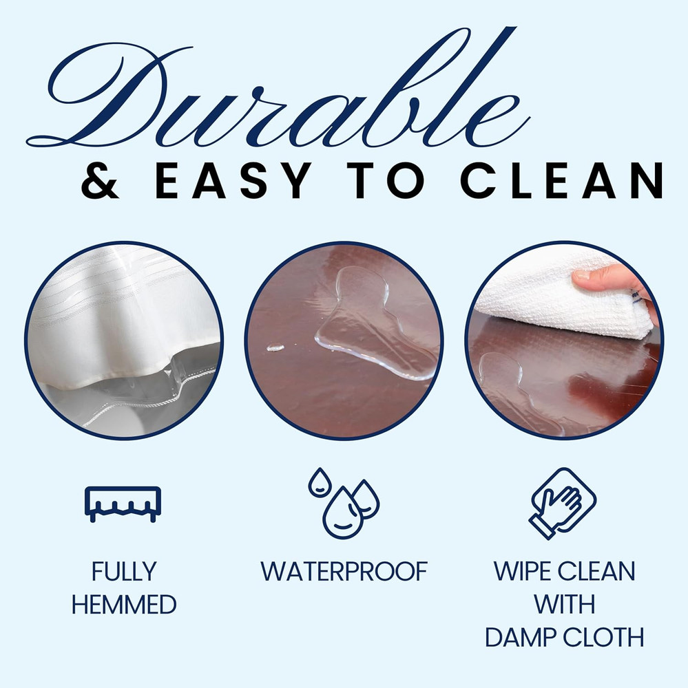 Tablecloth Protector Crystal Clear Vinyl (52"X70" Oblong) | Thi
