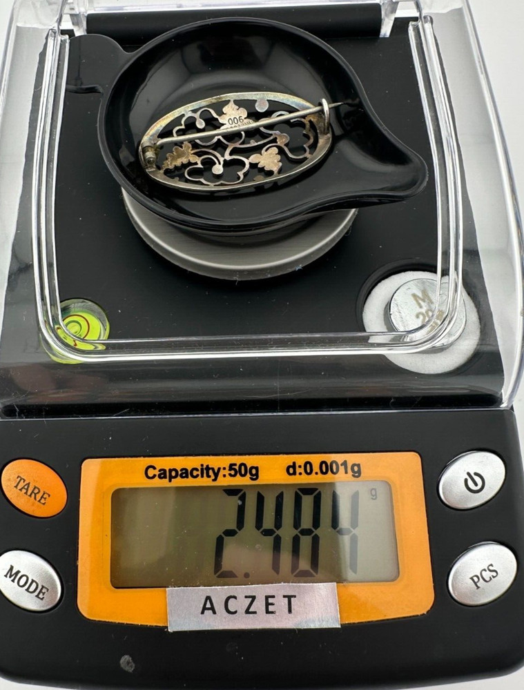 900 Silver Pin PinkelBüHL