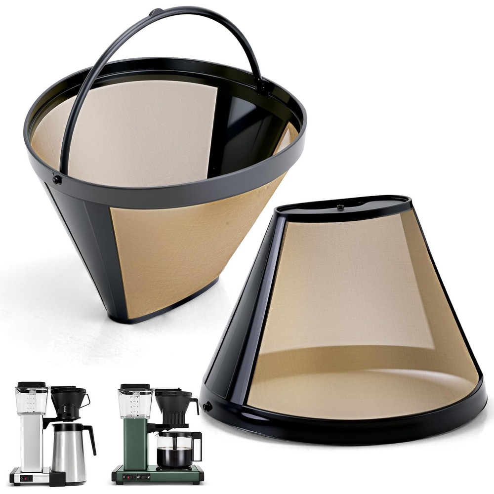 Reusable Coffee Filters Compatible with Moccamaster Machine, 2 Pack...