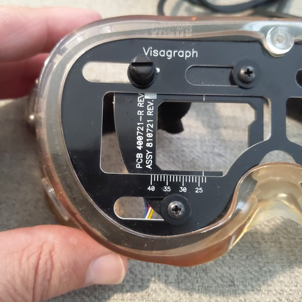 Visagraph Eye Movement Testing Device Googles w/ Case 2013 Test Booklet UNTESTED