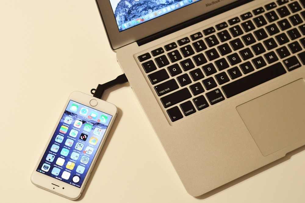 iPhone Charge and Sync Cable Keychain