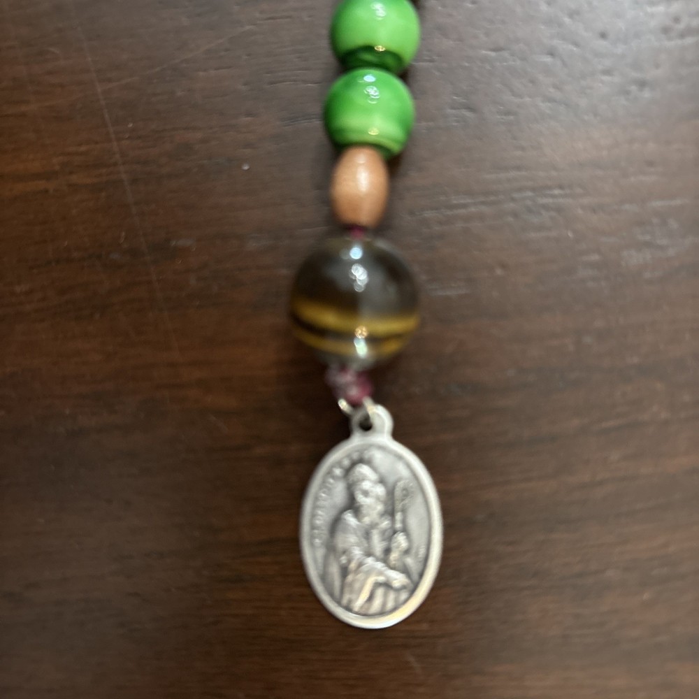 St. Bridget/St. Patrick Decade Prayer Beads Handmade