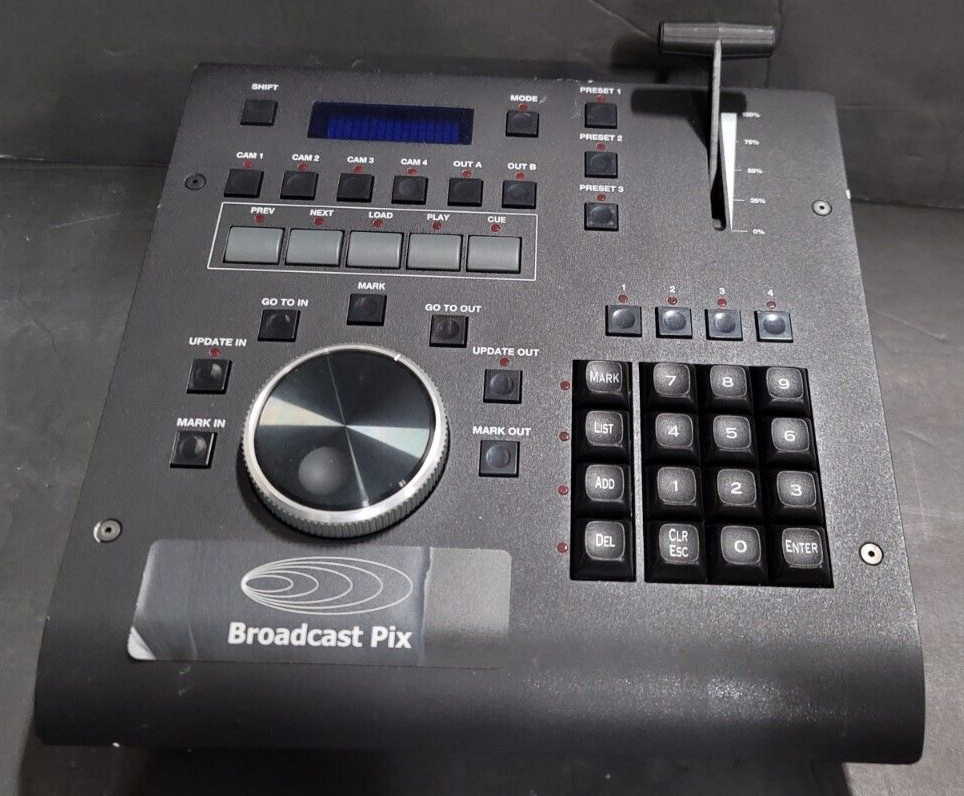 AS IS Untested Broadcast Pix ES-SLOMOJ-GEEVS Controller