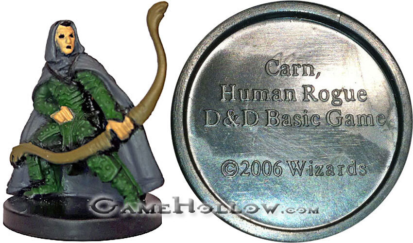 D&D Miniatures Archfiends CARN HUMAN ROGUE Starter Basic Game