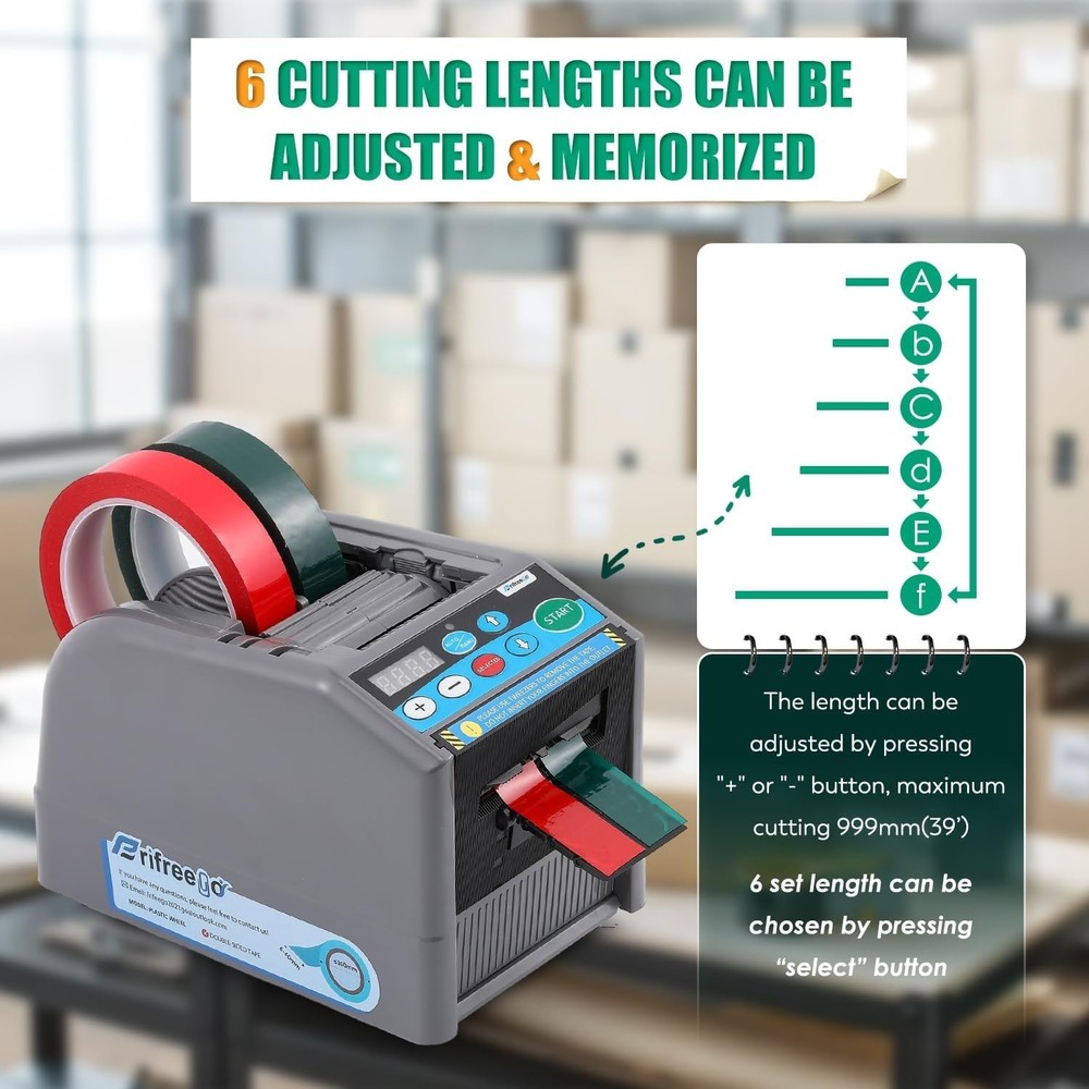 High-Efficiency Automatic Tape Dispenser - Safe & Easy Operation for Workspaces