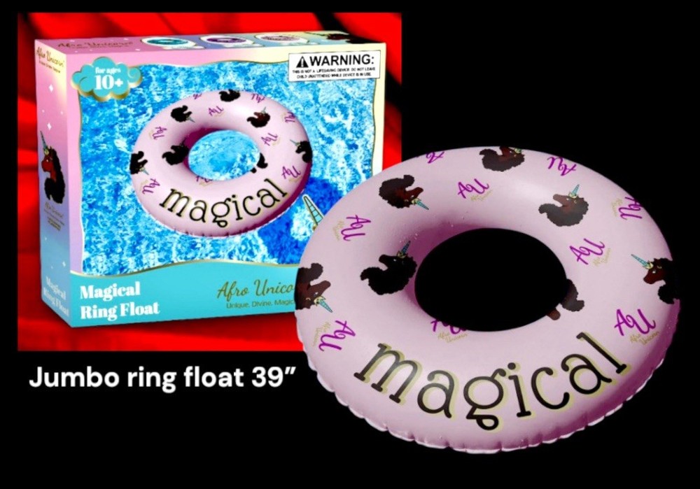 Unicorn Jumbo Pool Float Rings 39” Diameter Model: Magical
