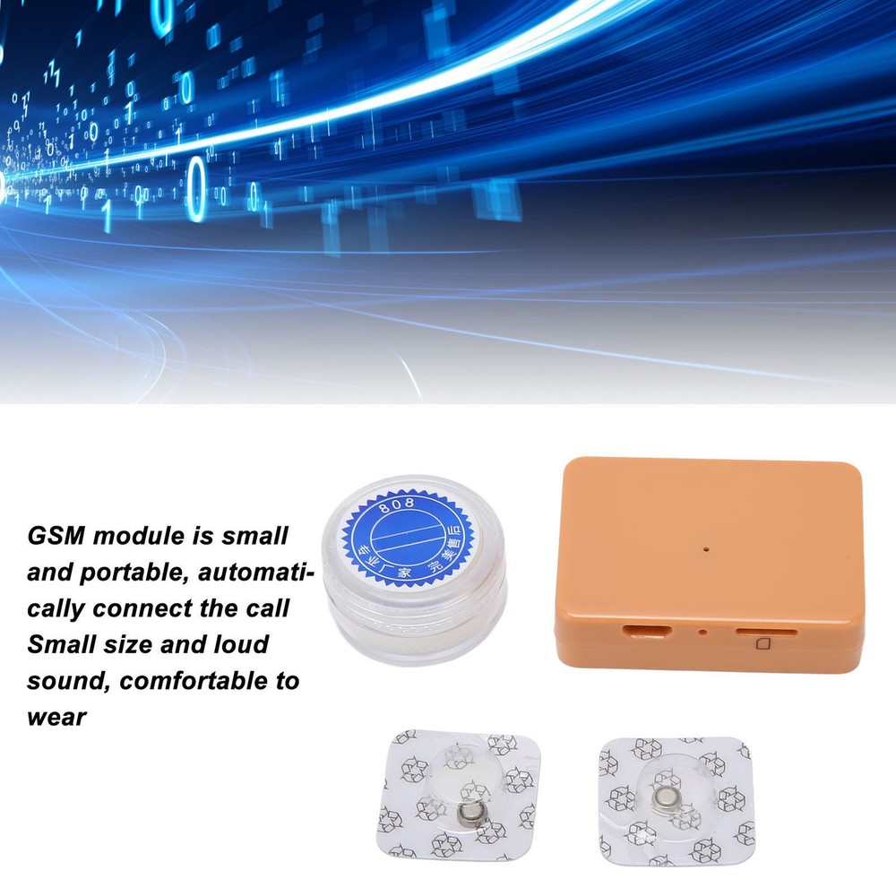 GSM Wireless Earpiece Electromagnetic Induction Automatic Connection Clear V