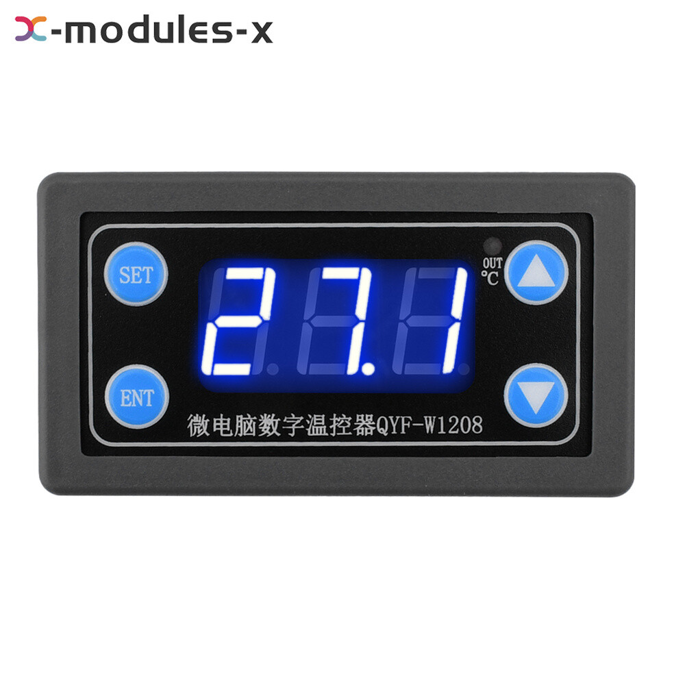 DC 12V 24V Microcomputer Digital Thermostat Temperature Controller QYF-W1208