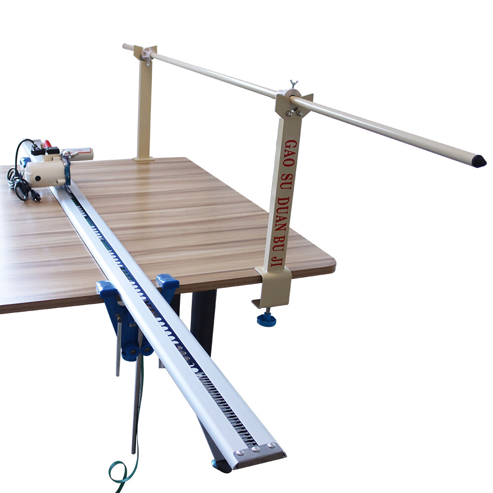 110V High Speed Fabric End Cutter w/75" Rack & Digital Counter Delay Function