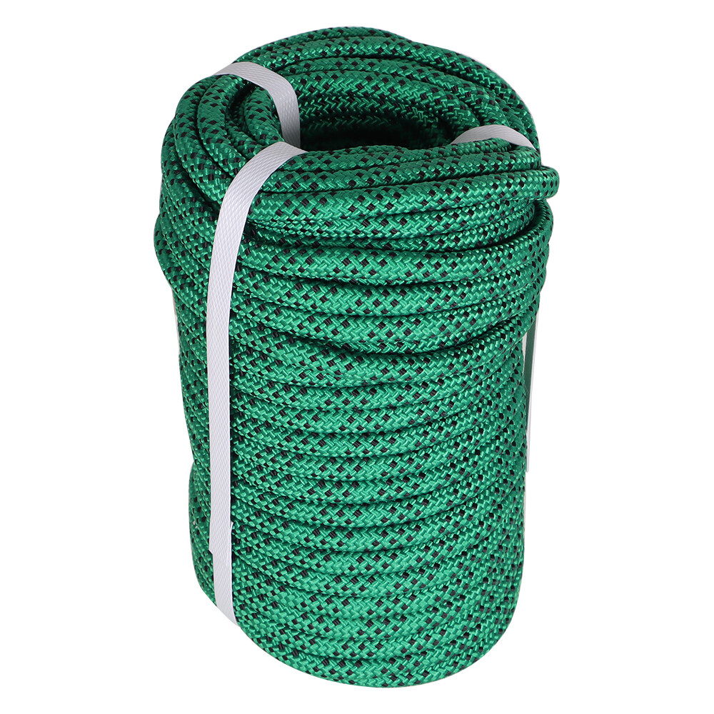 Braided Polyester Rope (3/8" X 100') Strong Pulling Rope for Climbing Sailing
