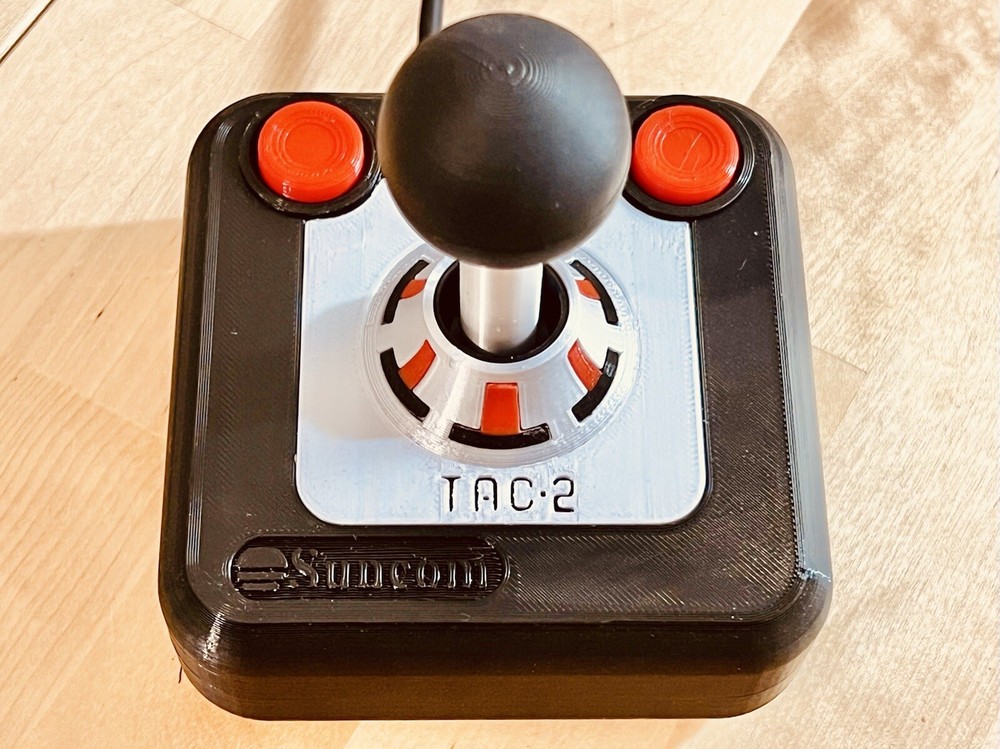 TAC 2 (Suncom) DB9 STYLE JOYSTICK FOR COMMODORE C64, AMIGA 500, ATARI
