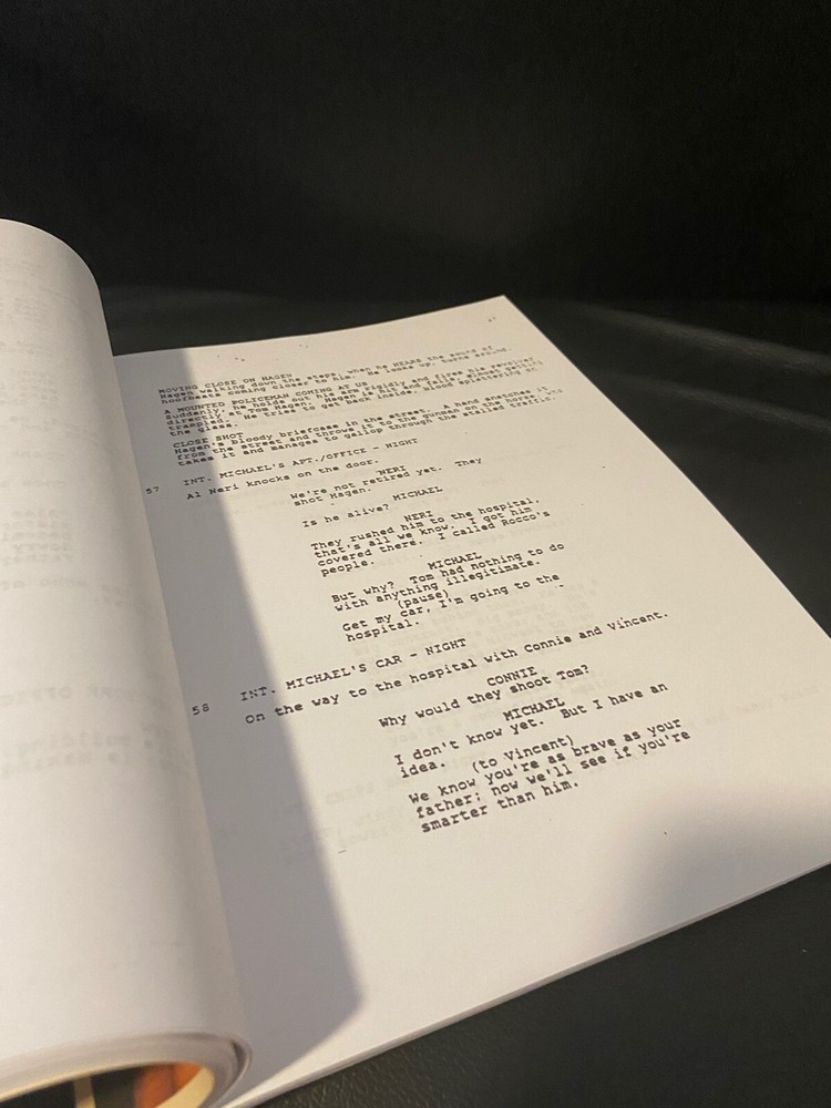 Paramount THE GODFATHER TRILOGY Rare Script SCREENPLAY SET Collection