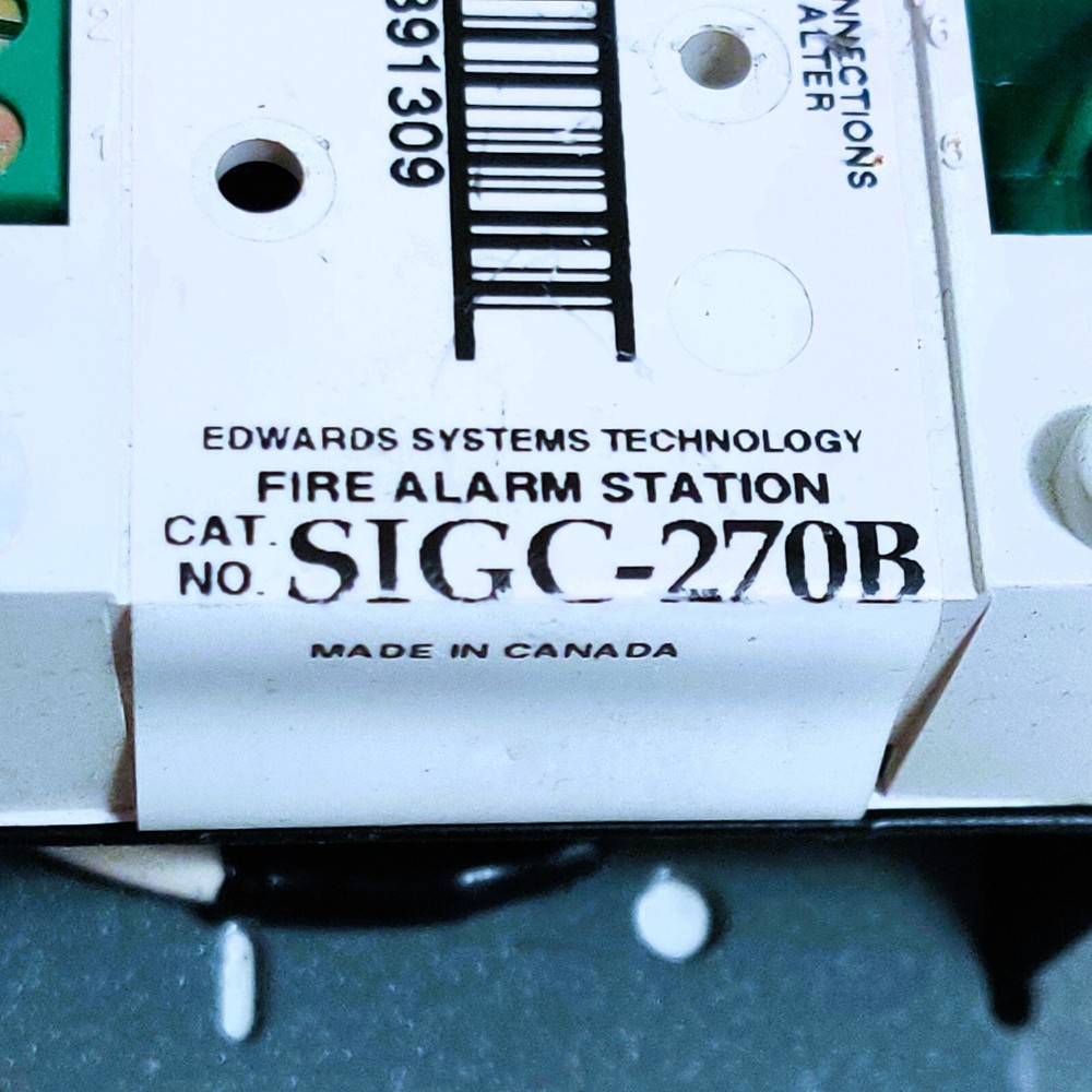 EDWARDS SYSTEMS SIGC-270B FIRE ALARM STATION