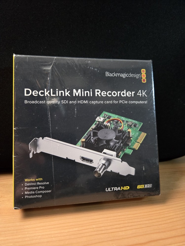 Blackmagic Design DeckLink Mini Recorder 4K PCIe SDI HDMI Ultra HD Capture Card