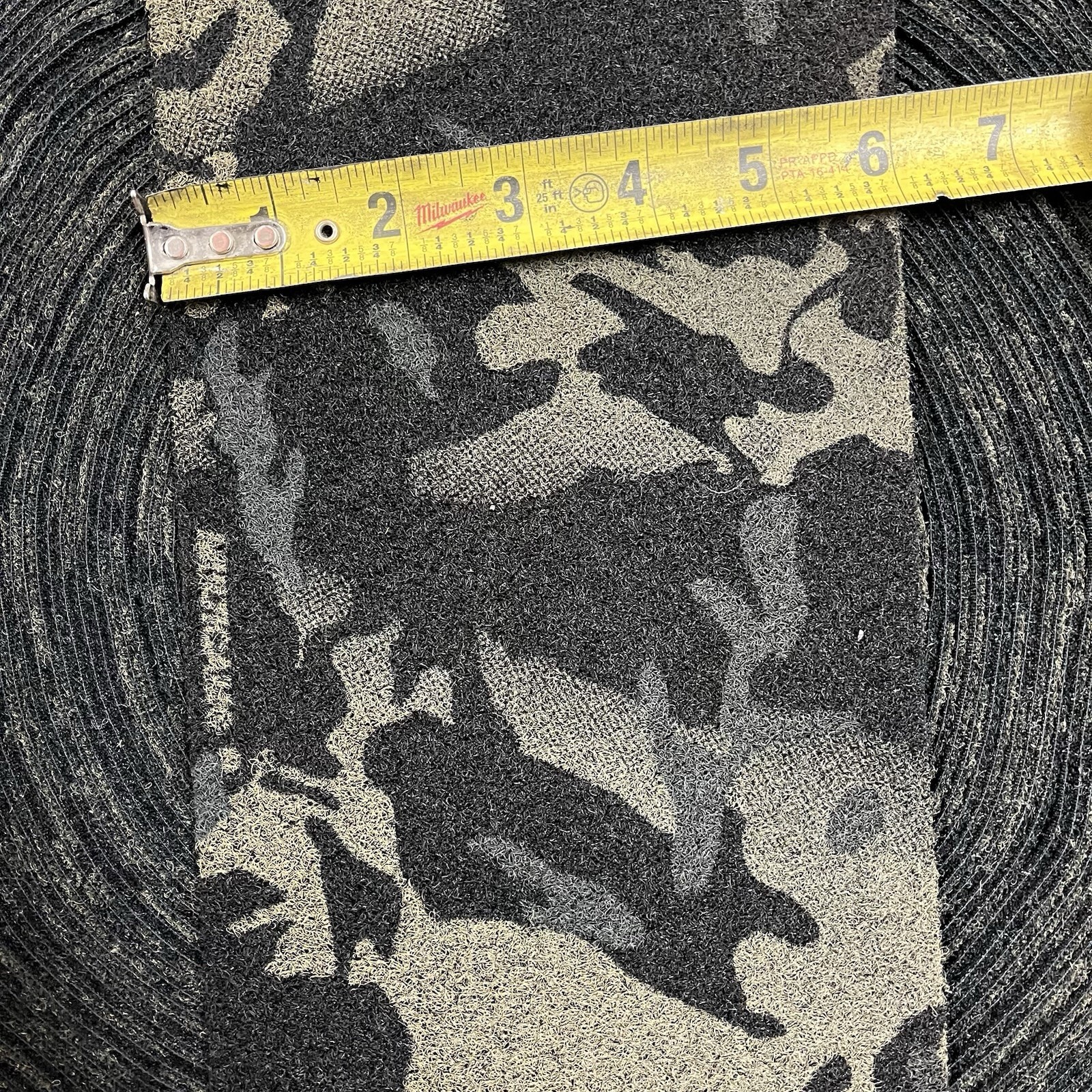 6" Velcro® Brand - LOOP - MIL-SPEC Black Multicam Camoflague SEW-ON TYPE 1 YARD