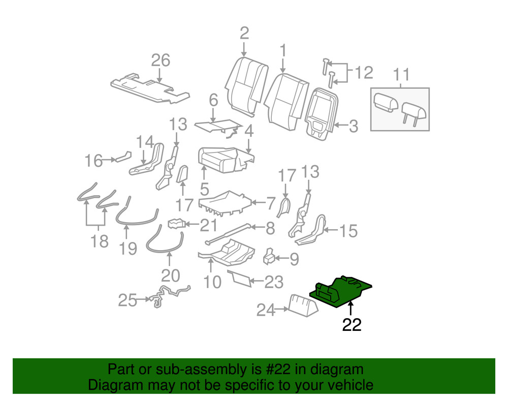 Genuine GM Mount Bracket 22741879