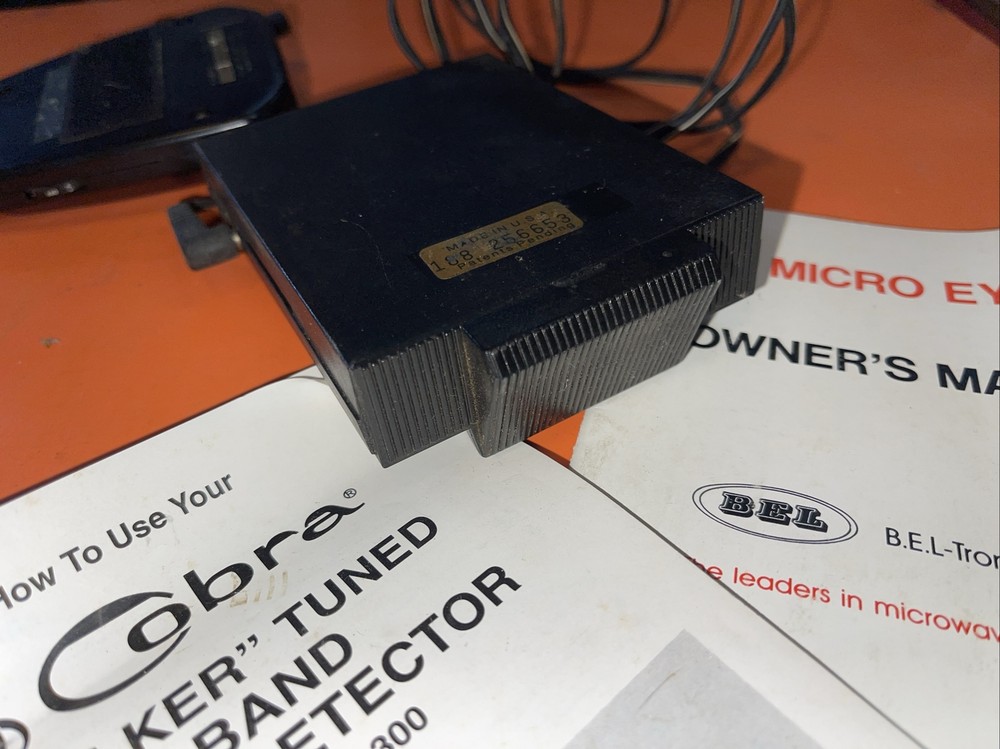 Beltronics BEL Micro Eye XKR-VI & Cobra Stealth Radar Detector Untested