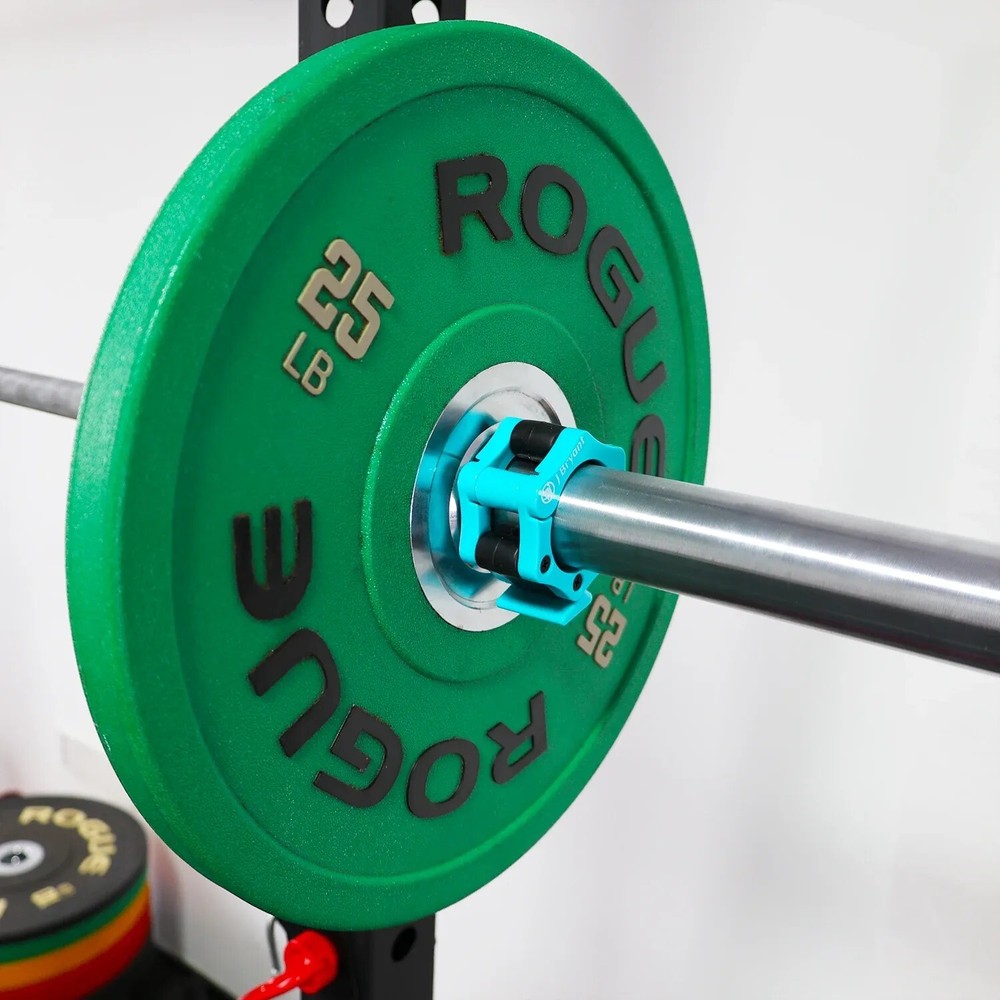 2" Inch Olympic Barbell Clamps Quick Release & Weightlifting Straps Bundle