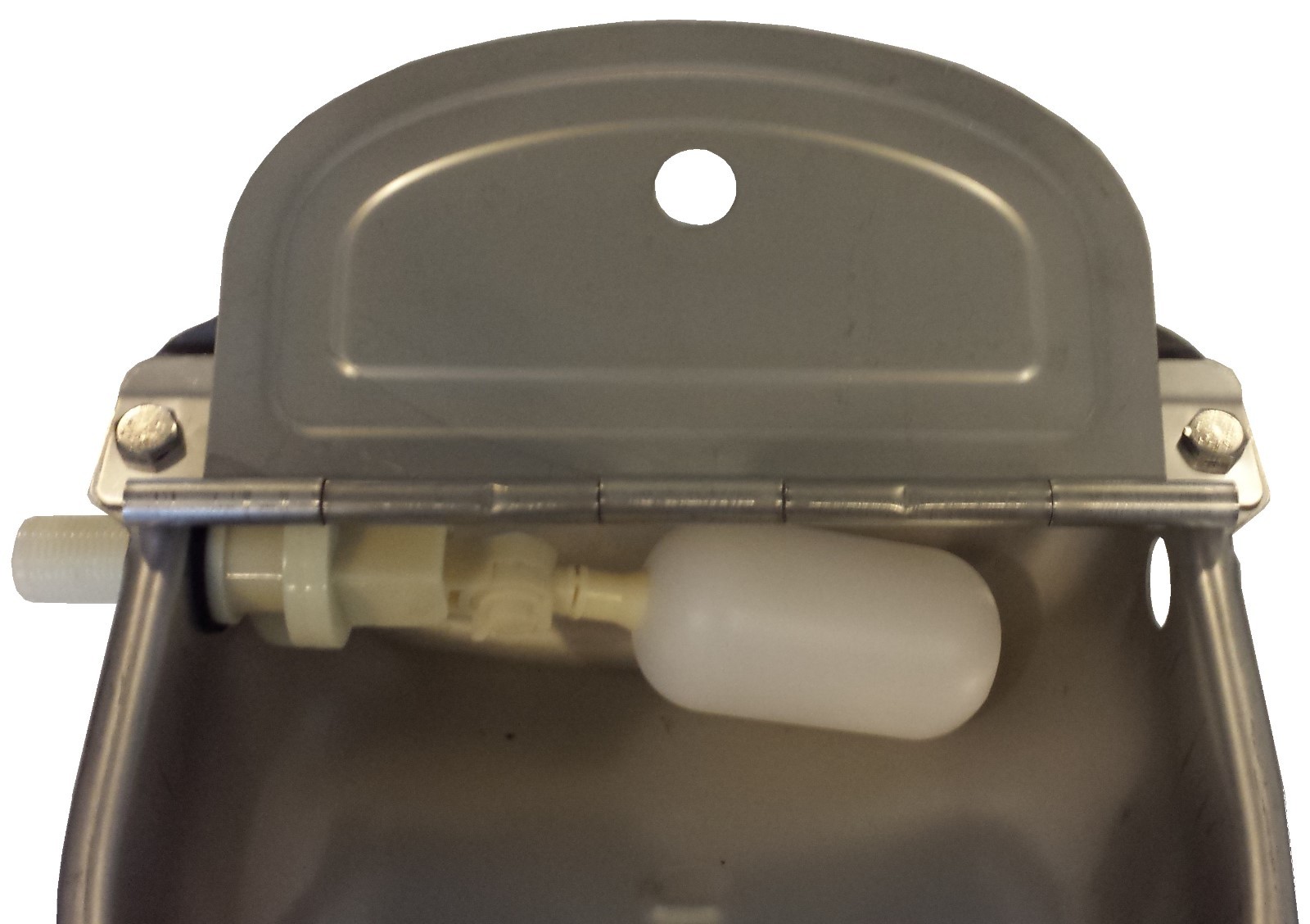 STAINLESS STEEL STOCK WATERER & HOSE & FITTING HORSE CATTLE GOAT SHEEP PIG DOG