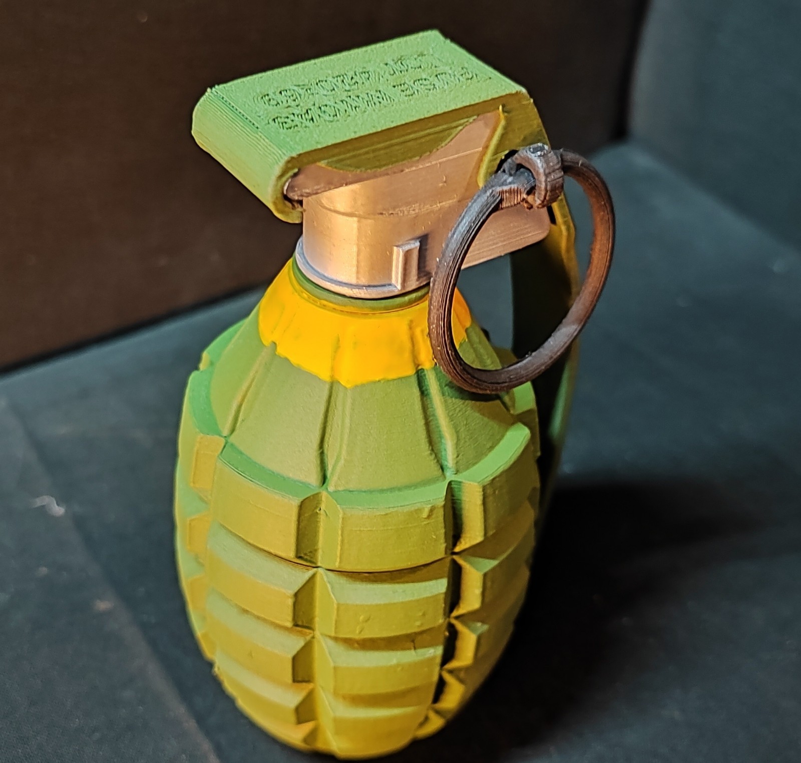 Inert WWII MK2 Pineapple Grenade Replica 1:1 Prop Training cosplay
