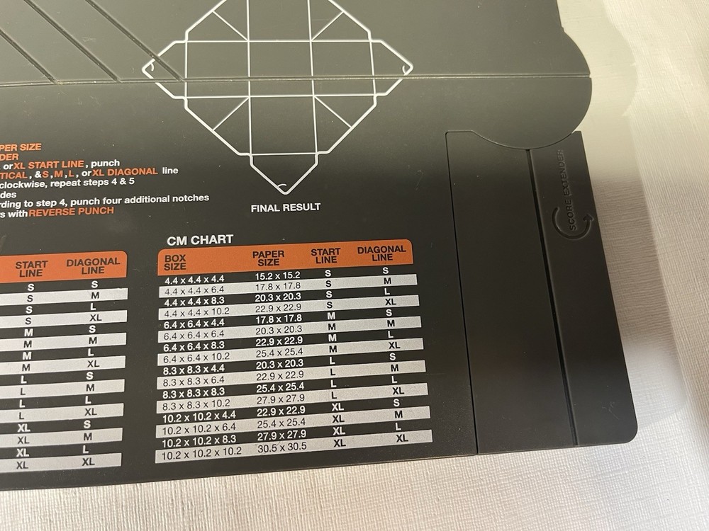 We R Memory Keepers GIFT BOX Punch Board. Used.