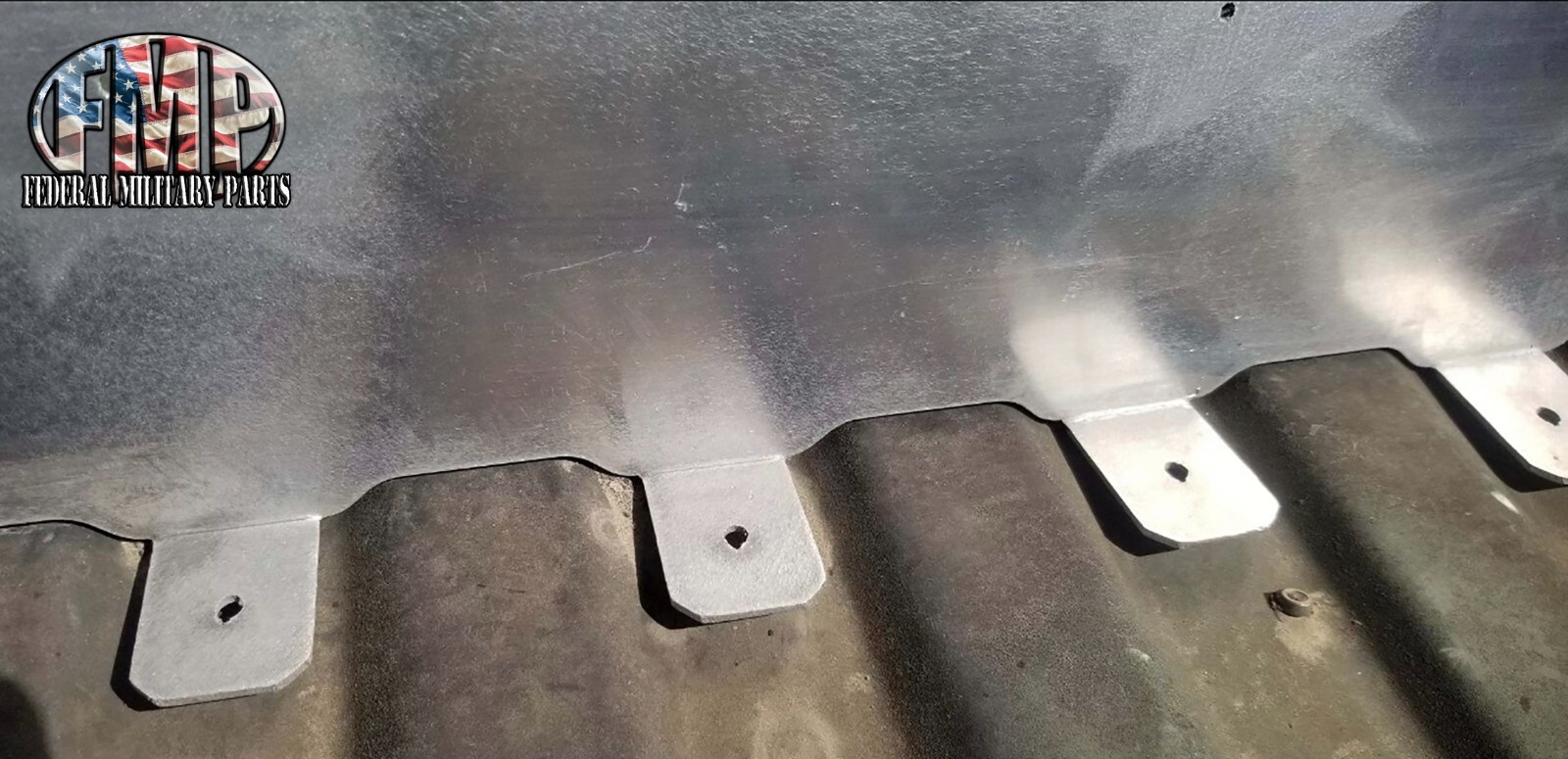 Canvas Rear Curtain Floor Seal, Aluminum, 4-Man, Humvee M998