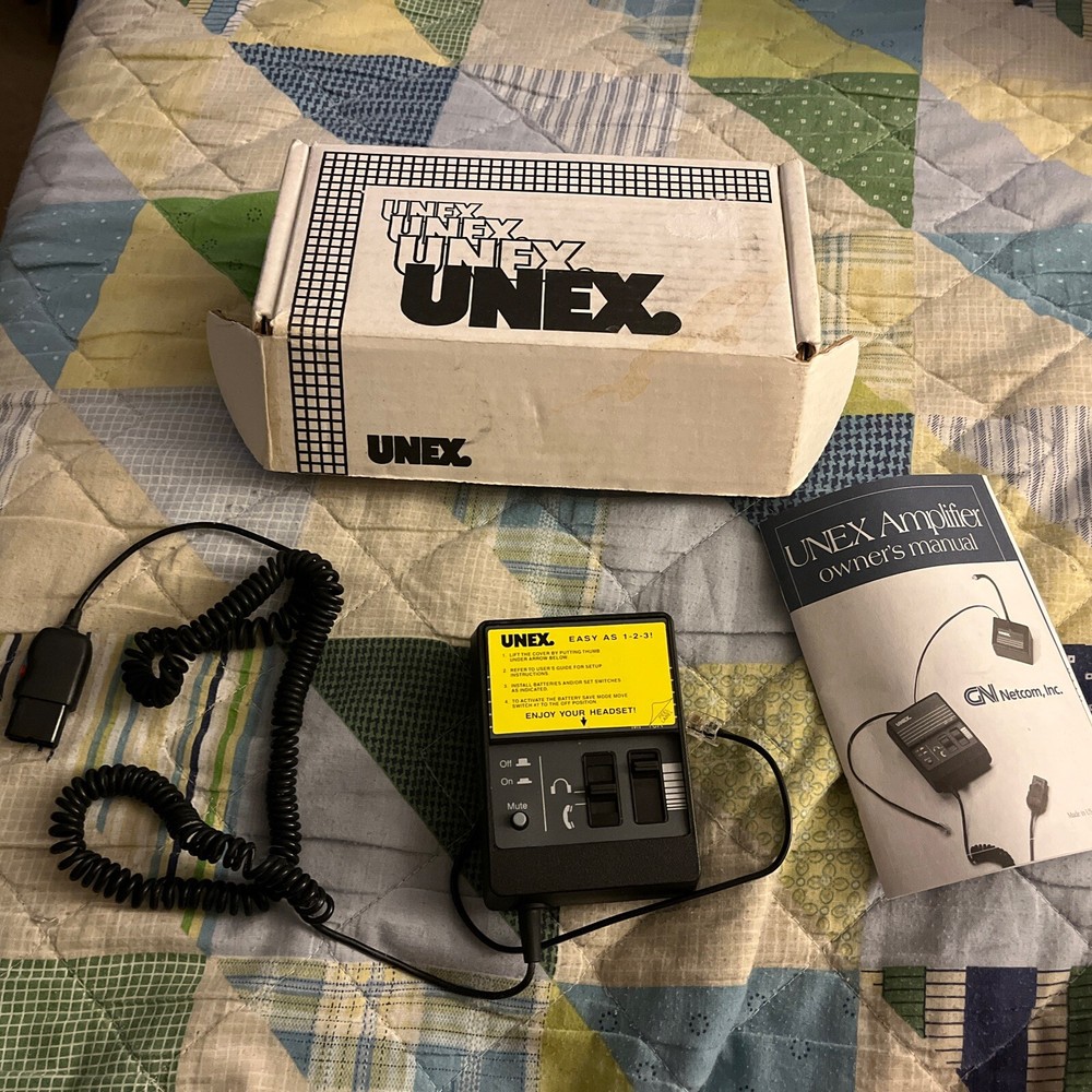 Unex MP10A Amplifier Vintage 1999 With Manual