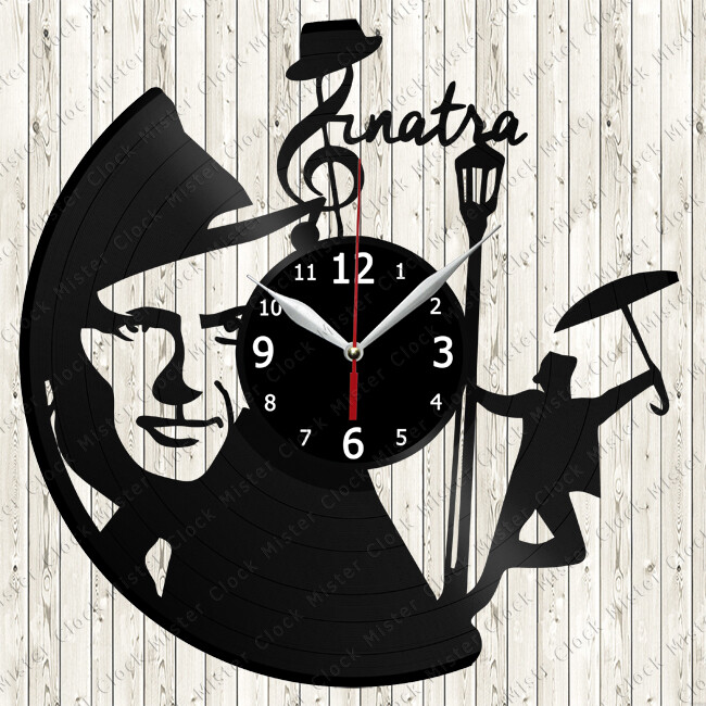 Frank Sinatra Vinyl Record Wall Clock Decor Handmade 3139
