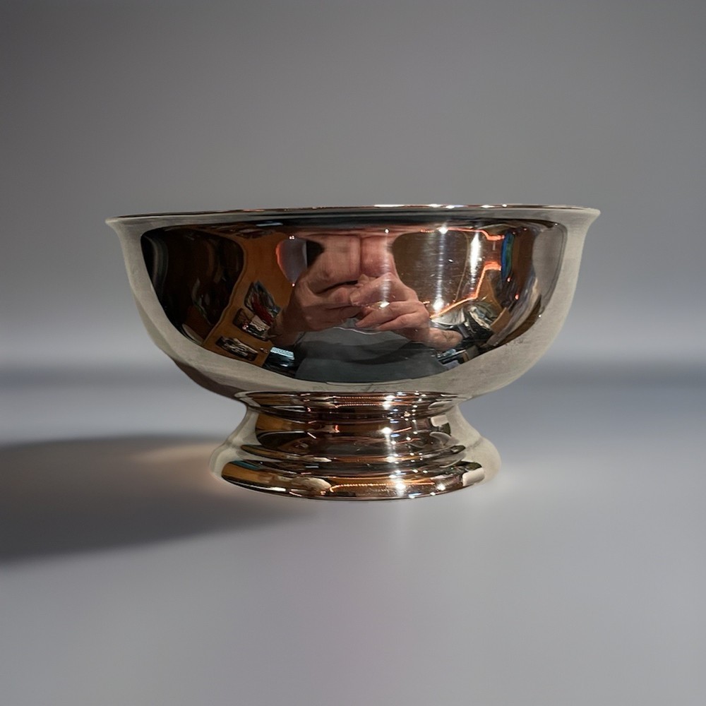 Vintage Sheridan Silverplated Footed Bowl, 2.5” Altar Bowl, Offering Bowl