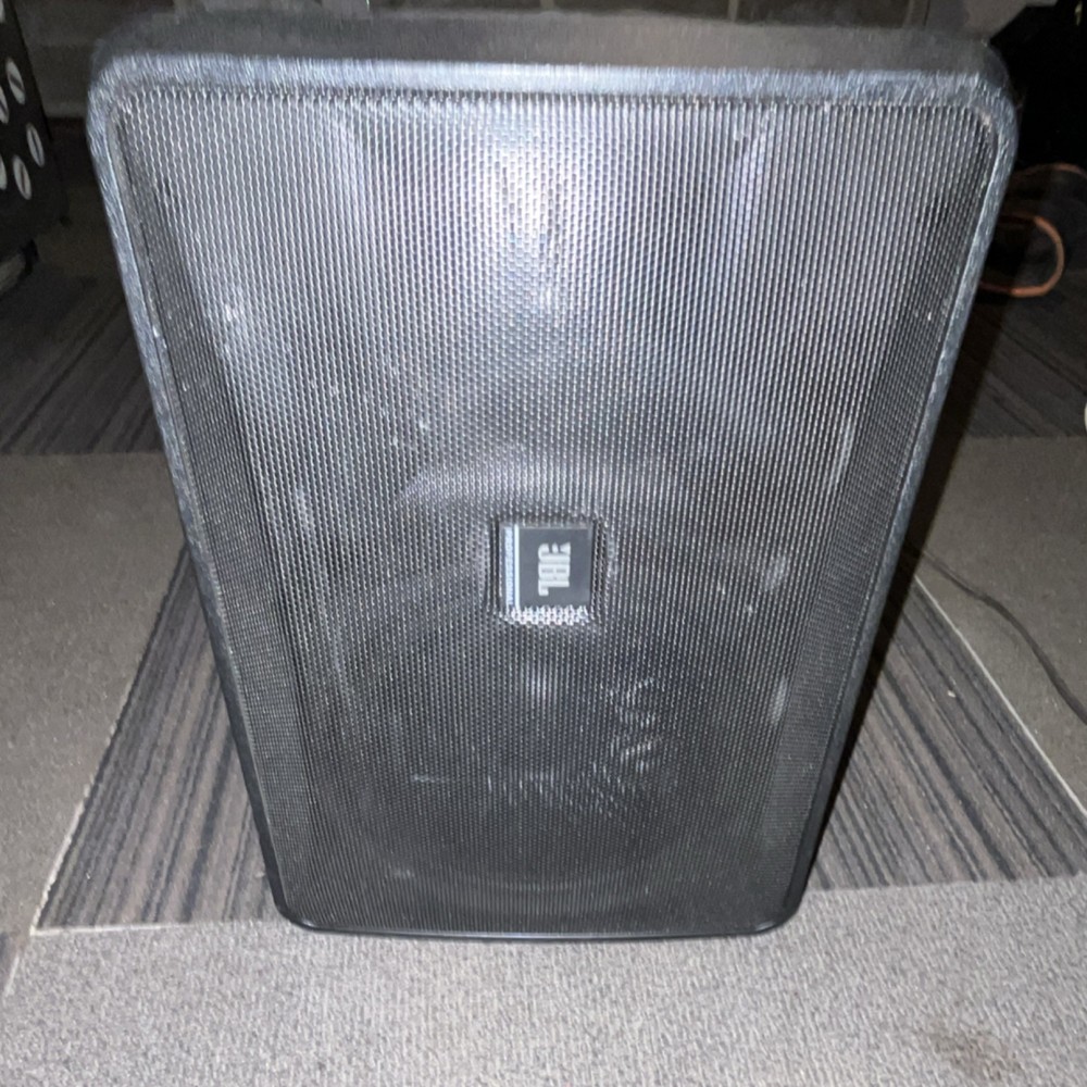 JBL PA Speaker Passive Wired Black Speaker Twist Input Rectangular Plastic Metal