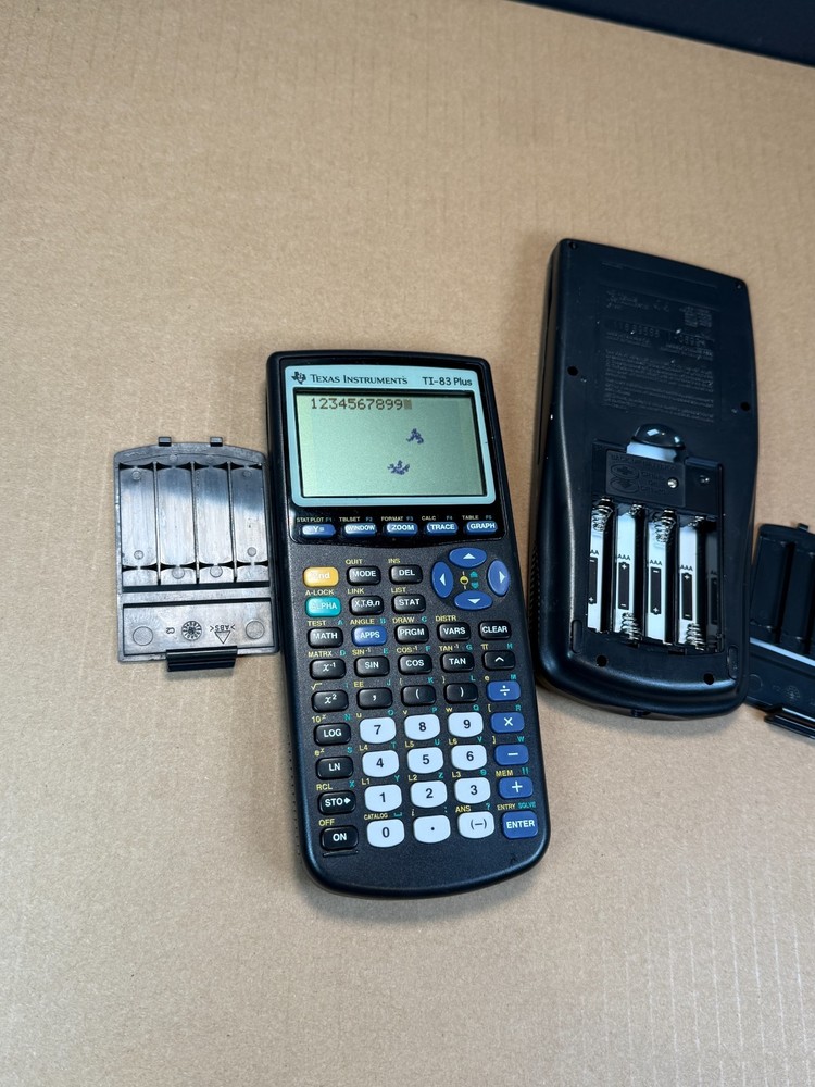 2x Texas Instruments TI-83 Plus Graphing Calculator Tested Working READ!