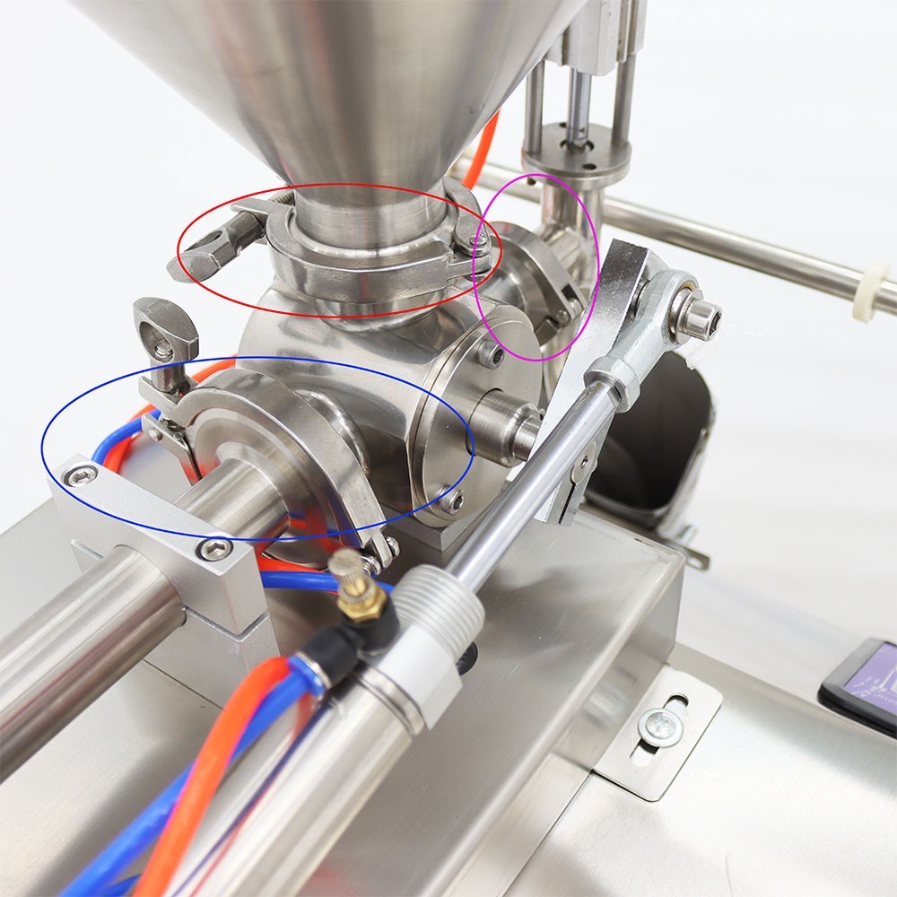 10-100ml Automatic Pneumatic Quantitative Paste Liquid Filling Machine 110V