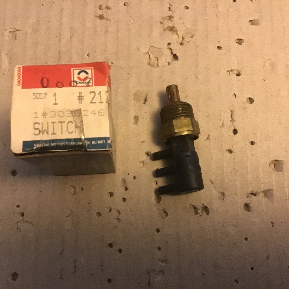 1982 Firebird 2.5L 151cu thermo vacuum switch NOS
