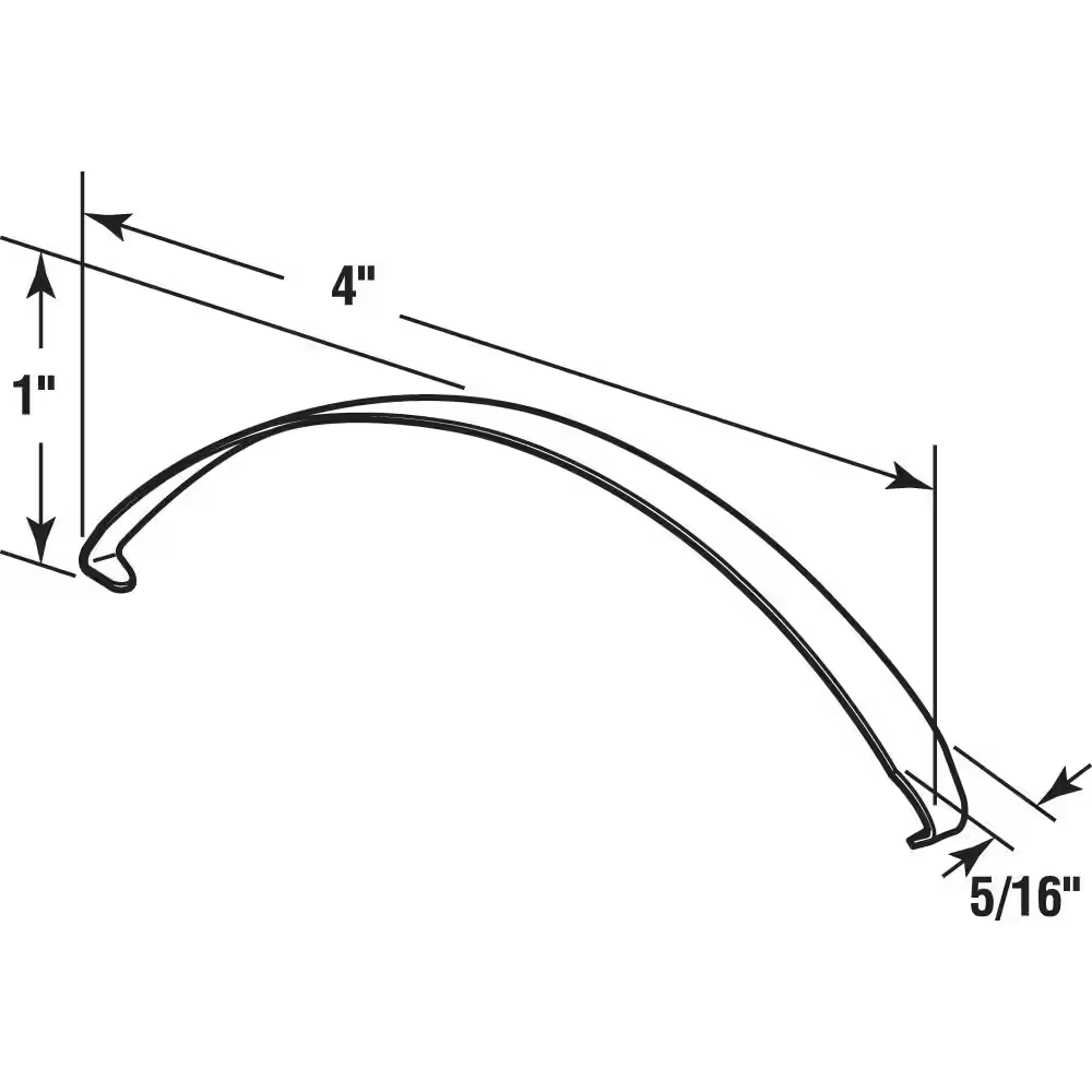4 In. Sliding Screen Door Top Tension Spring, Andersen (2-Pack)