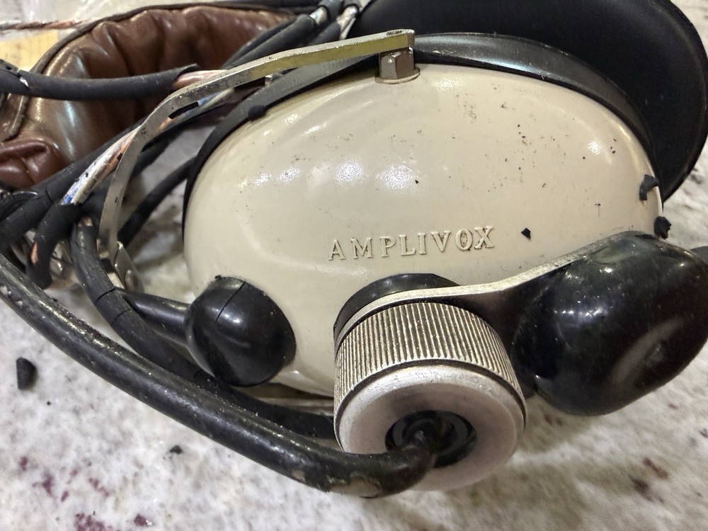 Amplivox Aviation Headset (bad wire Coating) E222