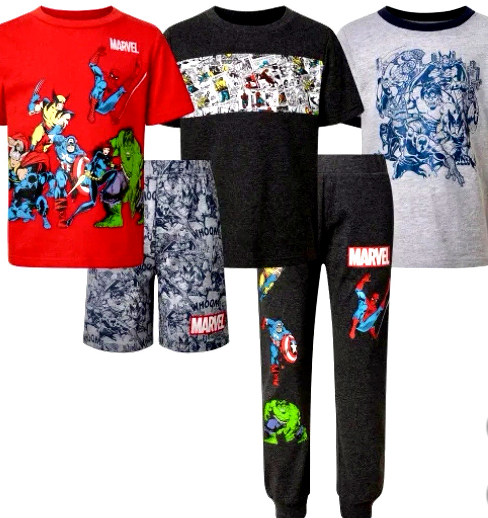 Marvel Avengers X-Men Kids 5-piece Set Size 5