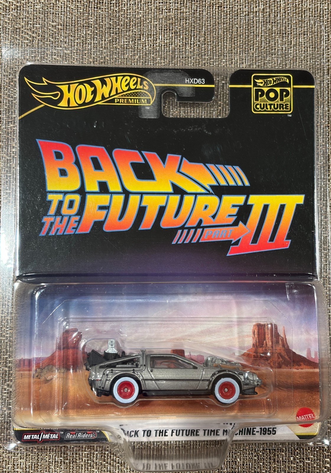 2025 Hot Wheels Pop Culture Back to the Future Part III Time Machine 1955