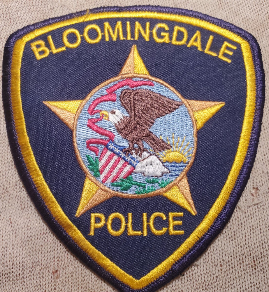 IL Bloomingdale Illinois Police Patch