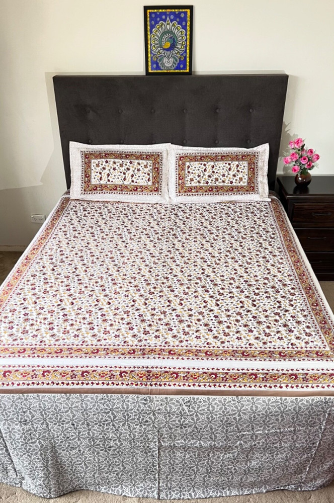 Cotton bed sheets