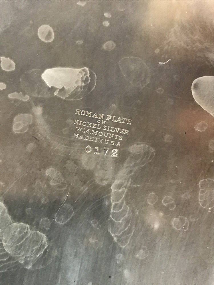 Custom Nickel and Silver Plate Tea Set